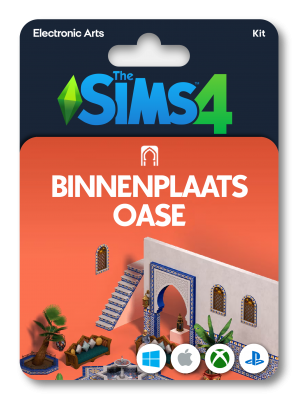 De Sims 4: Binnenplaats oase