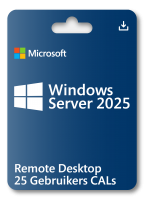 Windows Server 2025 RDS 25 CAL