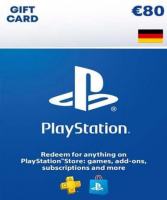 Playstation Network Card (PSN) 80 EUR (Germany)