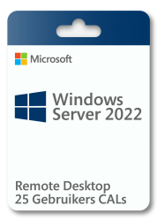 New release: Windows Server 2022 RDS 25 CAL, directe levering & laagste prijs garantie!