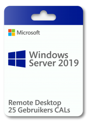 New release: Windows Server 2019 RDS 25 CAL, directe levering & laagste prijs garantie!