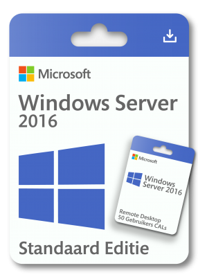 Windows Server 2016 Standaard Editie + RDS 50 CAL