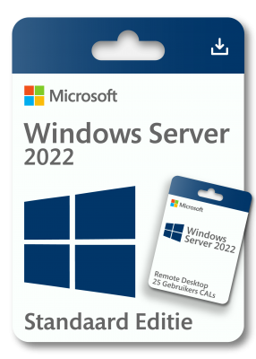 Windows Server 2022 Standaard Editie + RDS 25 CAL