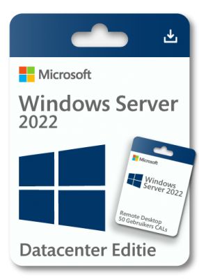 Windows Server 2022 Datacenter Editie + RDS 50 CAL