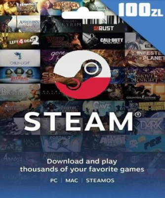 Steam Gift Card 100 PLN (PL)