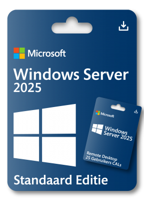 Windows Server 2025 Standaard Editie + RDS 25 CAL