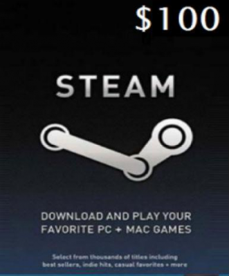 Steam Gift Card 100 $