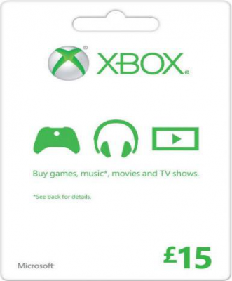 Xbox Live £15 UK