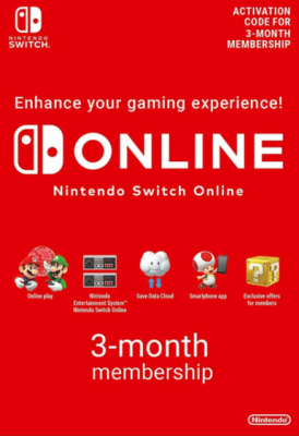 Nintendo Switch Online - 3 Months Individual Membership (EU)