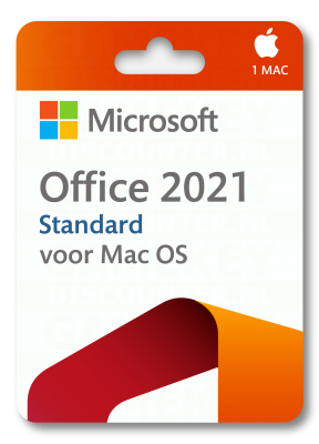 Microsoft Office Standaard editie 2021 voor MAC