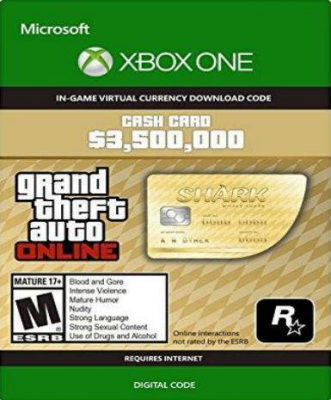Parasiet kiespijn Dominant Grand Theft Auto V GTA: Whale Shark Cash Card kopen voor Xbox one? Direct  downloaden en spelen