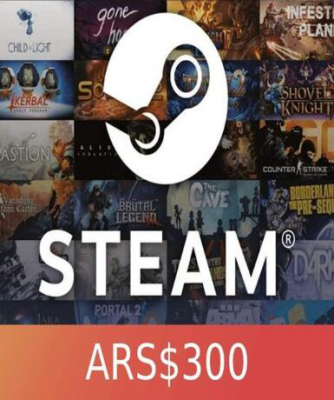 Steam Gift Card 300 ARS