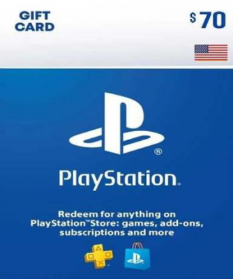 Playstation Network Card (PSN) 70 USD (US)